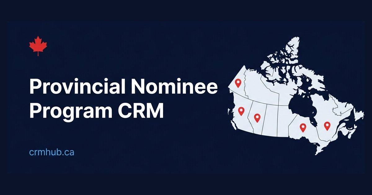 Provincial Nominee Programs CRM